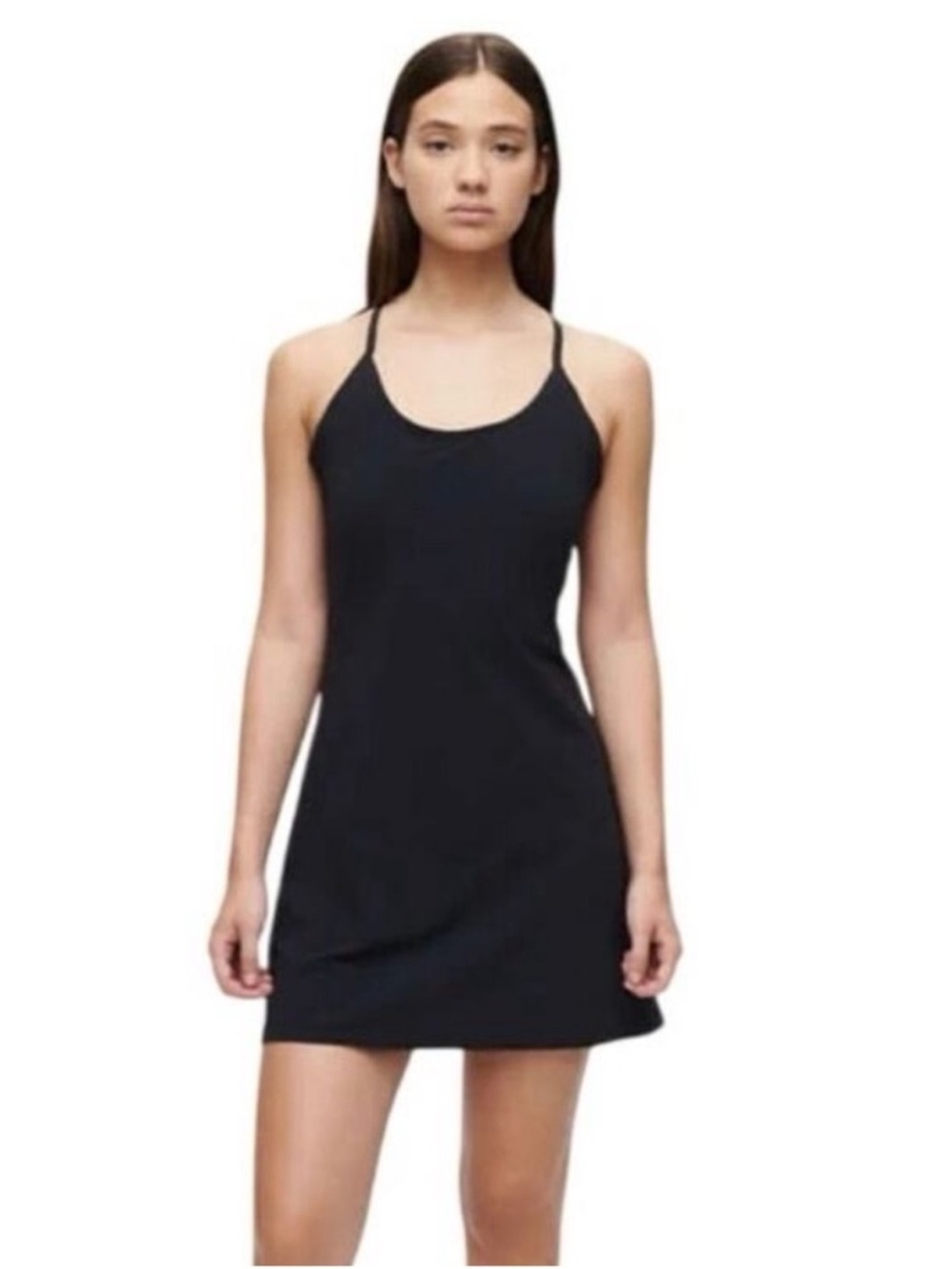 Outdoor Voices Athletic Tennis Dress Racerback Black XXL